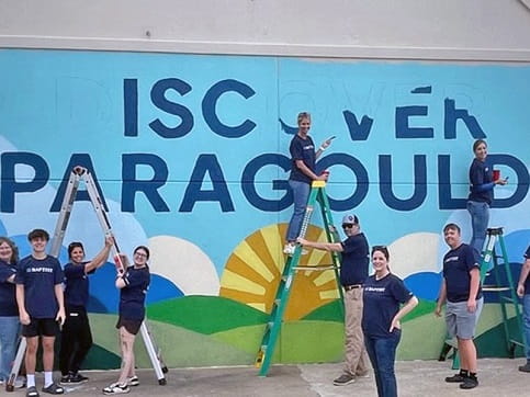 Baptist Paragould Team Helps Beautify Paragould